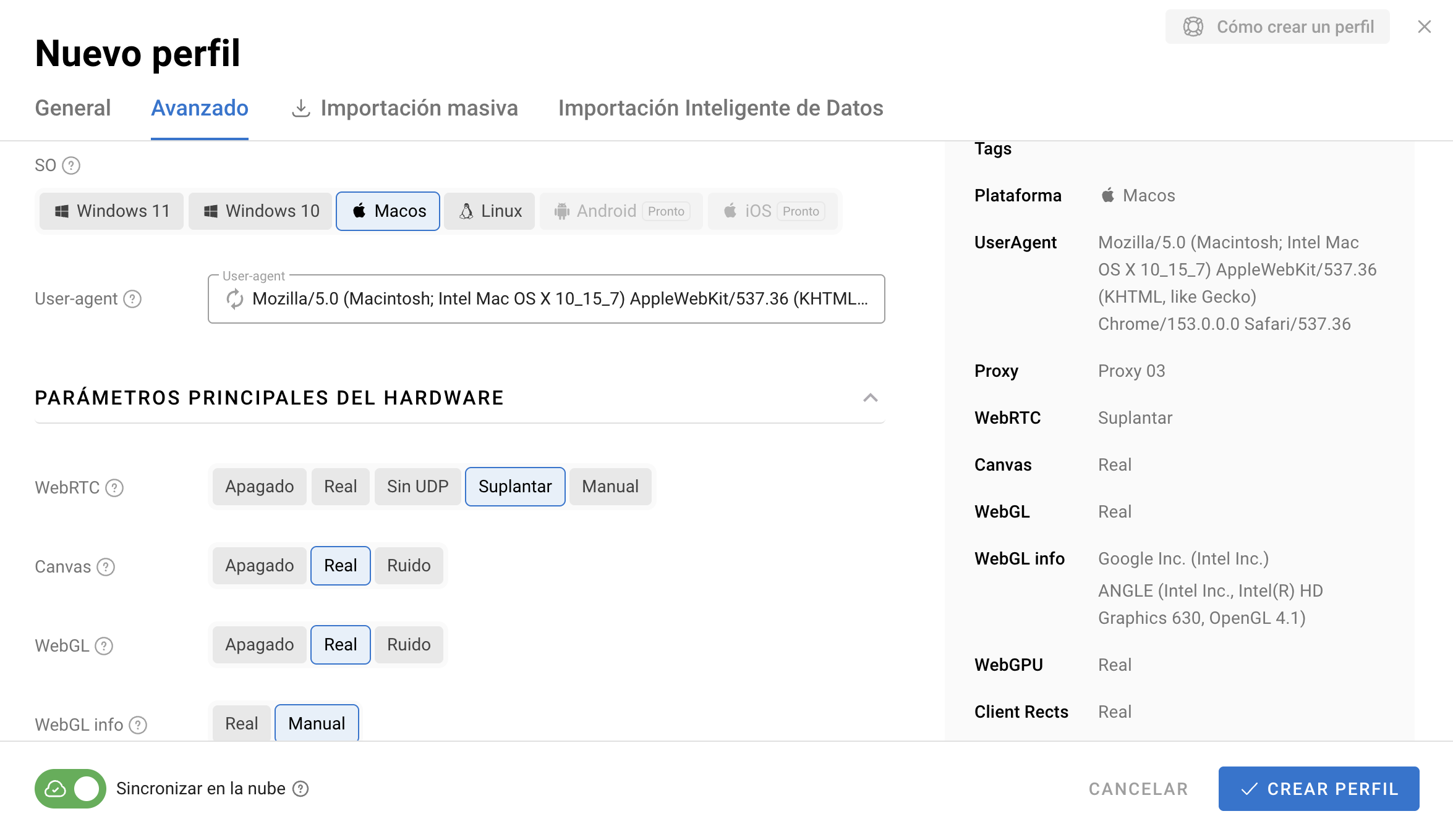 Dolphin Anty — Cómo funciona el spoofing de huella digital en Dolphin Anty (1)