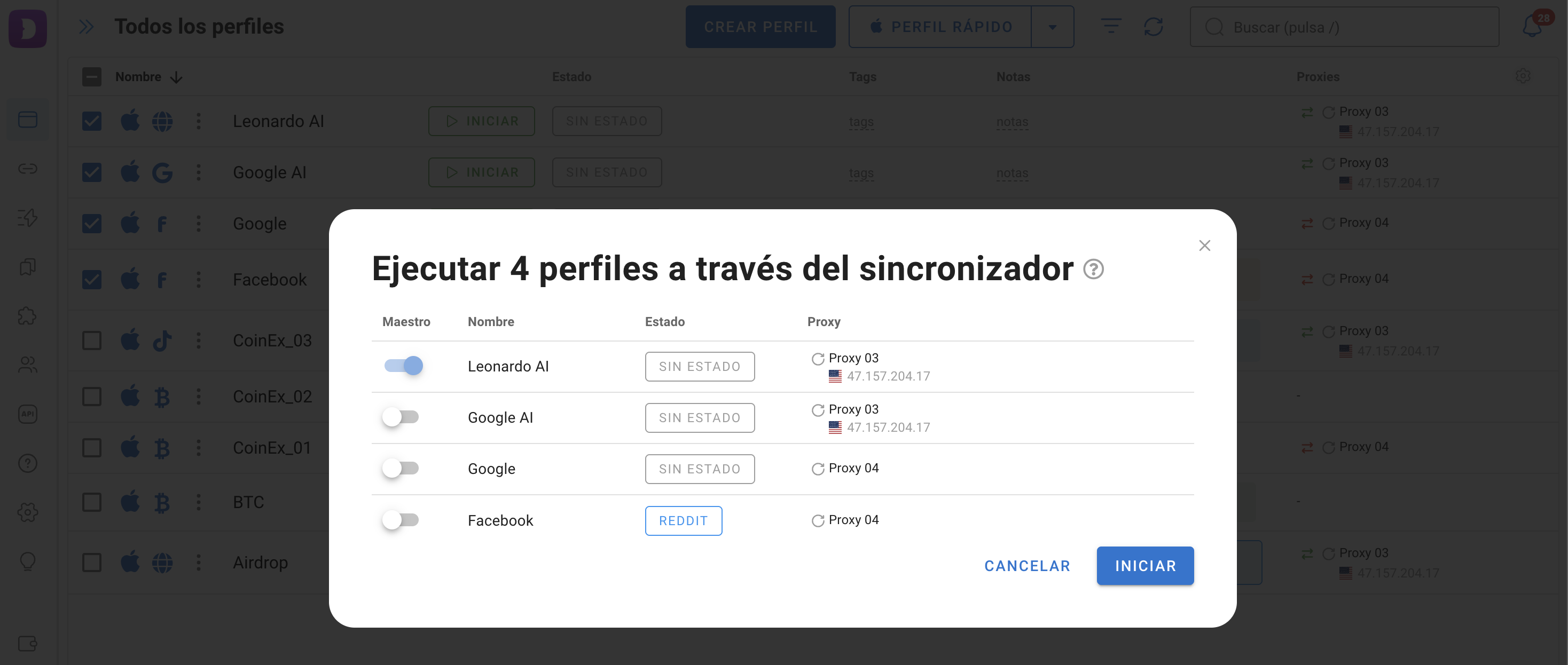 Dolphin Anty — Automatización (8)